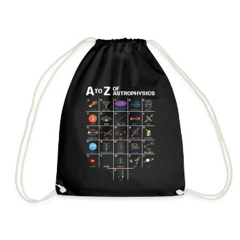 Astronomy - A To Z Of Astrophysics For Astronomy S - Turnbeutel - Schwarz - Vorne