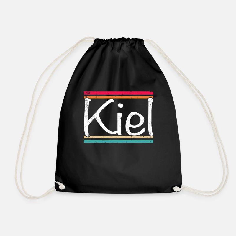 Kiel - Turnbeutel - Schwarz