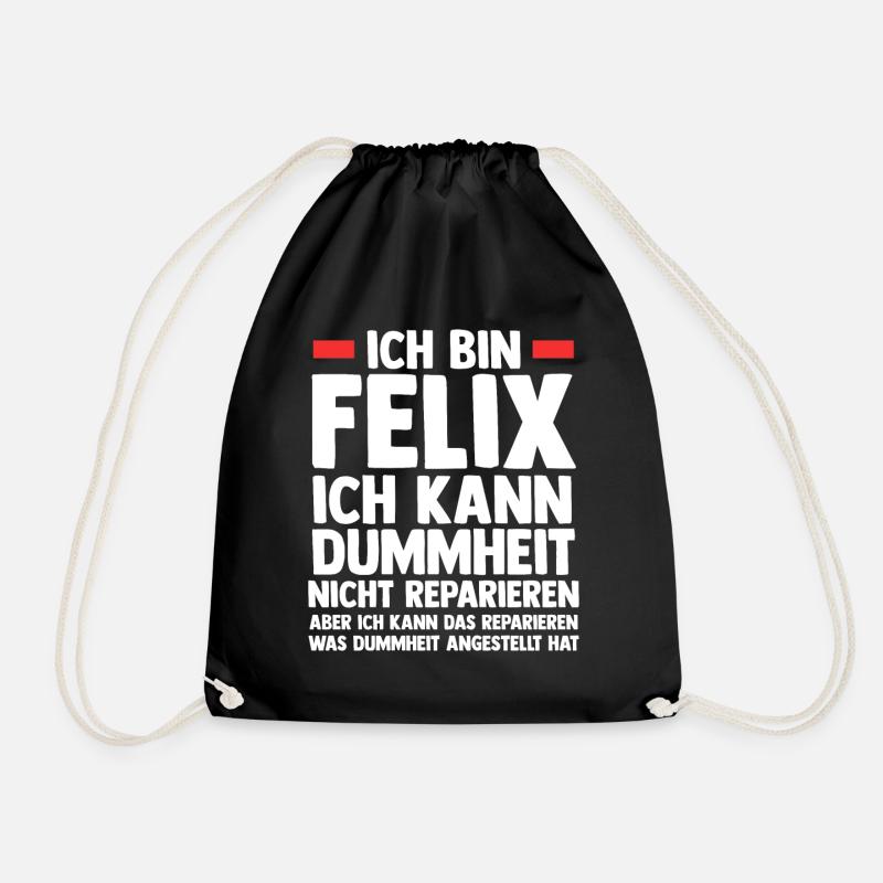 Felix - Turnbeutel - Schwarz