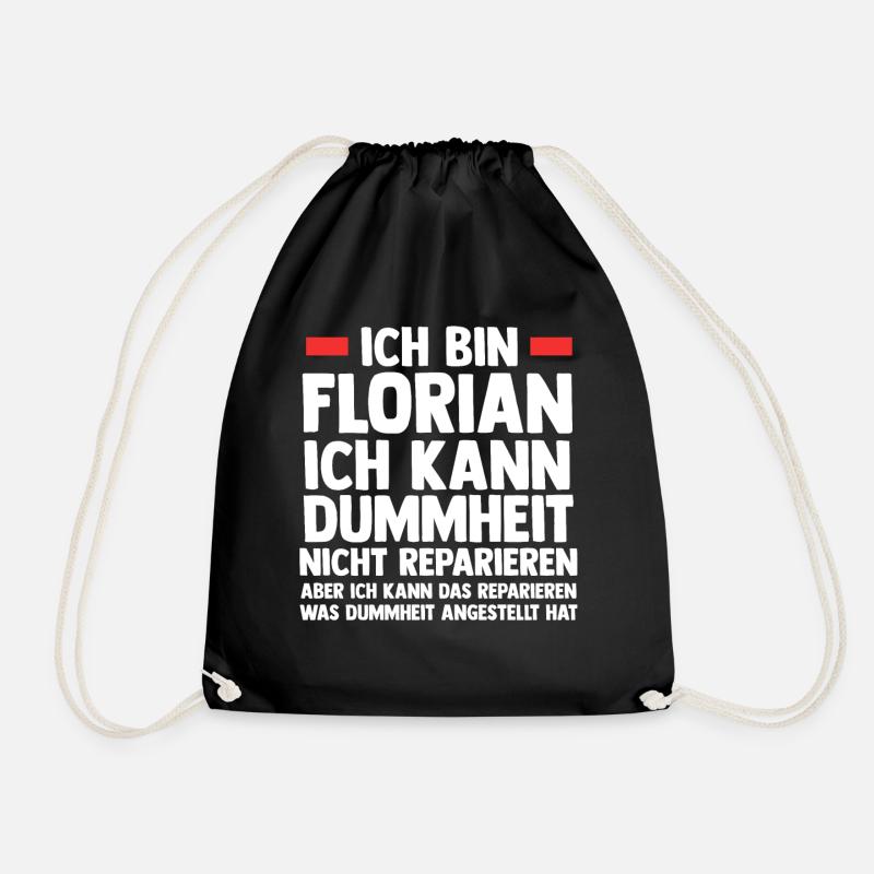 Florian - Turnbeutel - Schwarz