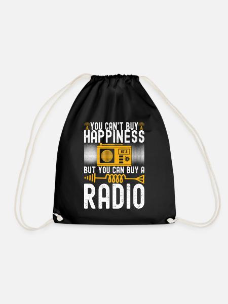 Ham Radio Ham Funker - Turnbeutel - Schwarz