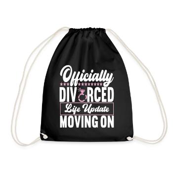 Divorce Divorced - Drawstring Bag - black - Front