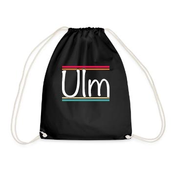 Ulm - Turnbeutel - Schwarz - Vorne