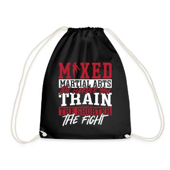 Arts martiaux mixtes Plus vous vous entraînez plus dur - Sac de sport léger - noir - Devant