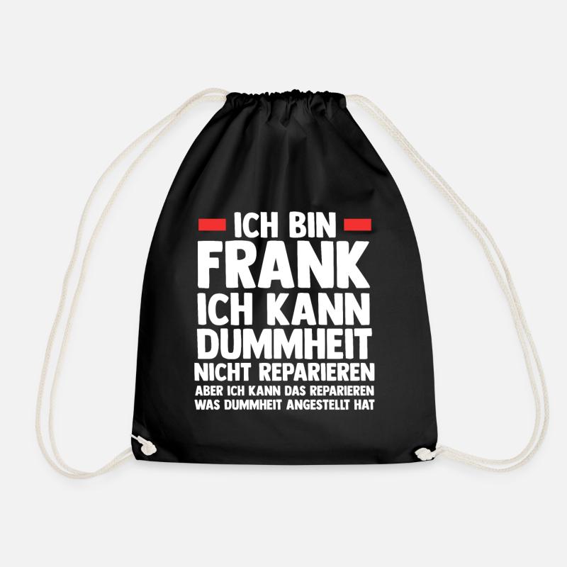 Frank - Turnbeutel - Schwarz