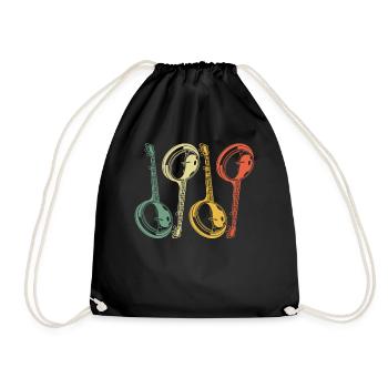 Banjo Banjo joueur Banjoïste - Sac de sport léger - noir - Devant