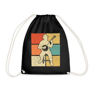 Banjo Banjo joueur Banjoïste - Sac de sport léger - noir - Devant