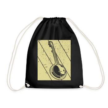 Banjo Banjo joueur Banjoïste - Sac de sport léger - noir - Devant