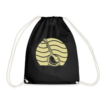 Banjo Banjo joueur Banjoïste - Sac de sport léger - noir - Devant