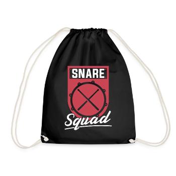 Caisse claire Caisse claire Snare Squad Instrument Drumming Batteur - Sac de sport léger - noir - Devant
