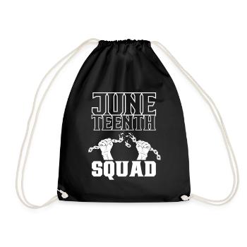 Juneteenth Team 1865 Black African American - Sac de sport léger - noir - Devant