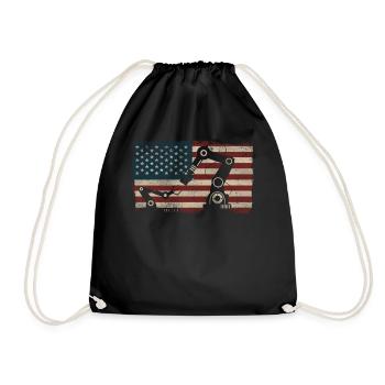 Ingénieur en robotique robotique américain - Sac de sport léger - noir - Devant