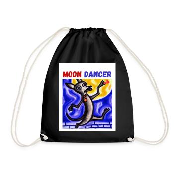 Chihuahua Art - Moon Dancer - Drawstring Bag - black - Front
