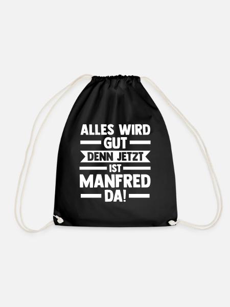 Manfred - Turnbeutel - Schwarz