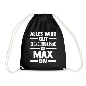 Max - Drawstring Bag - black - Front
