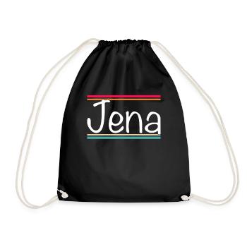 Jena - Turnbeutel - Schwarz - Vorne