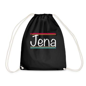 Jena - Turnbeutel - Schwarz - Vorne