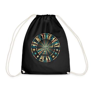 Plan de retraite des joueurs de saxophone Saxophone Player - Sac de sport léger - noir - Devant