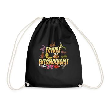 Conception d’insectes - Sac de sport léger - noir - Devant