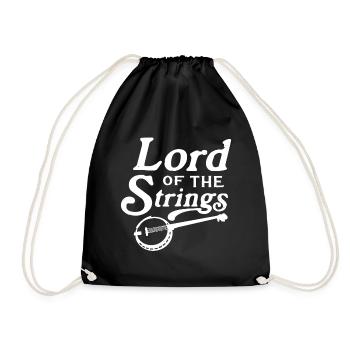 Chemises Banjo Pour Hommes Bluegrass Appalachia Folk - Sac de sport léger - noir - Devant
