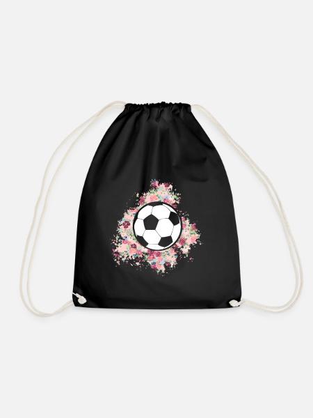 Tshirt Football Hommes Femmes Football Football - Sac de sport léger - noir