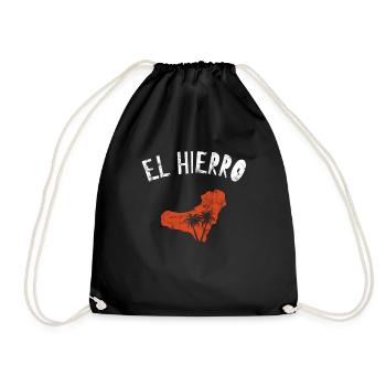 El hierro - Drawstring Bag - black - Front