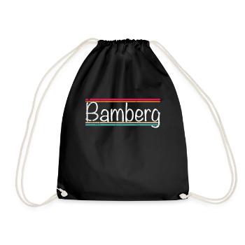 Bamberg - Turnbeutel - Schwarz - Vorne