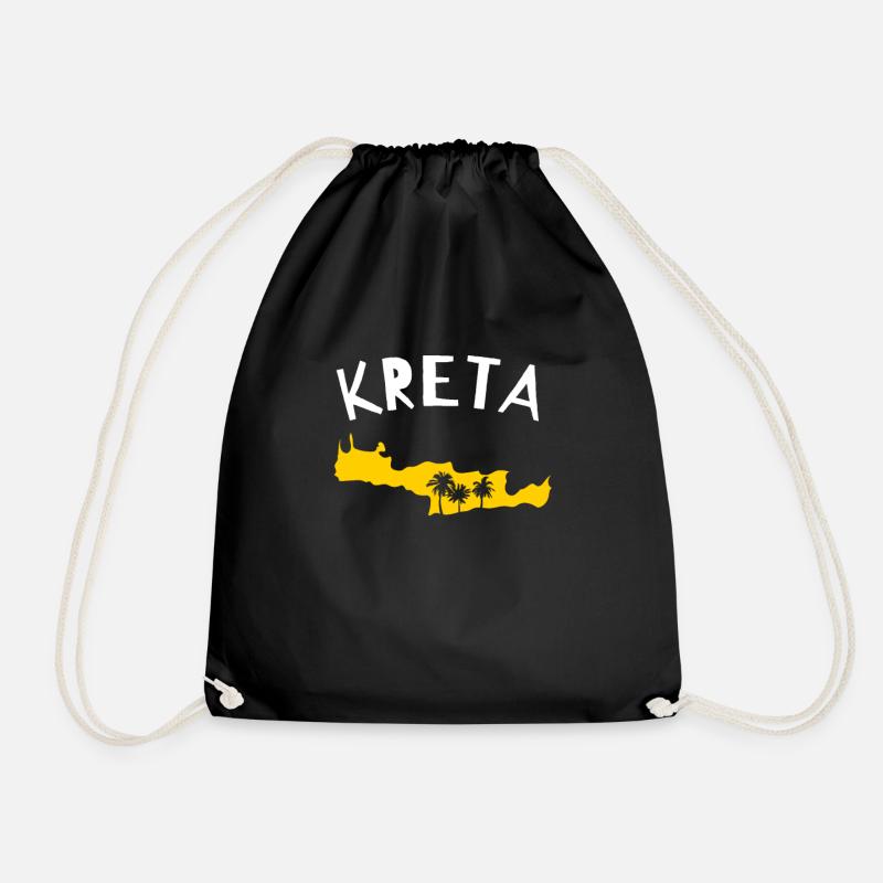 Kreta - Turnbeutel - Schwarz