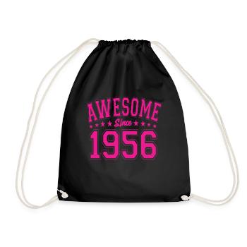Génial depuis 1956 anniversaire 1956 millésime 1956 - Sac de sport léger - noir - Devant