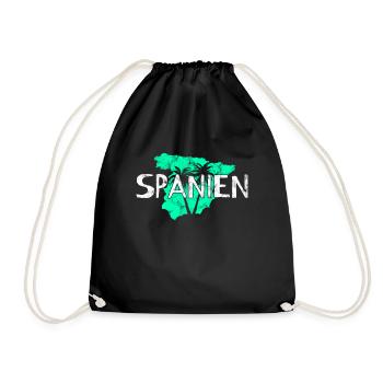 Spain - Drawstring Bag - black - Front