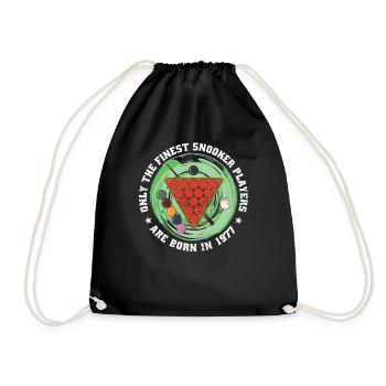 Joueur de snooker Né en 1977 Anniversaire - Sac de sport léger - noir - Devant