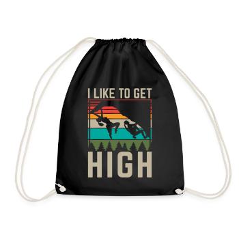 Free Climbing Mountaineers & Bouldering Free Climbing - Drawstring Bag - black - Front