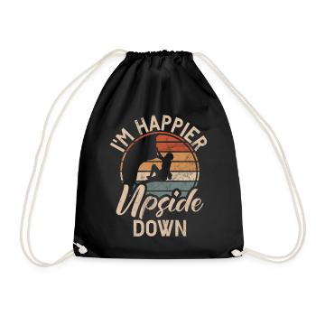Free Climbing Mountaineers & Bouldering Free Climbing - Drawstring Bag - black - Front