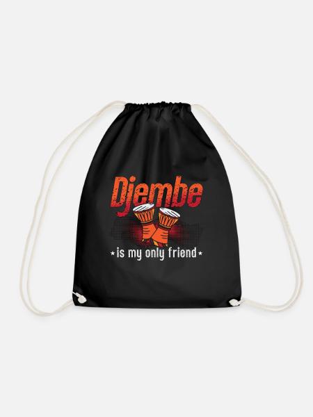 Djembé est mon seul ami percussionniste joueur de djembé - Sac de sport léger - noir