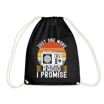 Ham Radio Ham Radio Operator - Drawstring Bag - black - Front