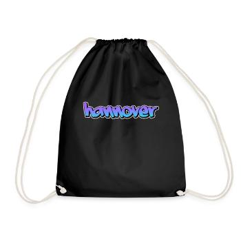 Hanover - Drawstring Bag - black - Front