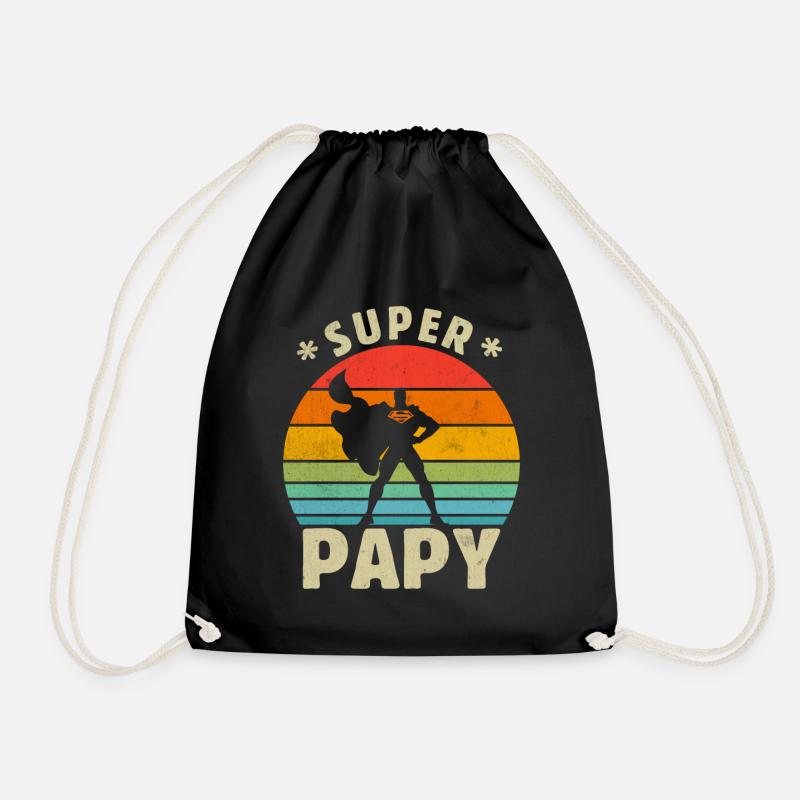 Super Papy - Sac de sport léger - noir