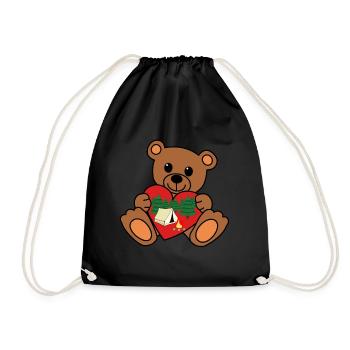 Teddy Camper Tente Tente Nature Vacances En Plein Air - Sac de sport léger - noir - Devant