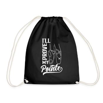 Je vais prouver mon passe-temps punchline - Sac de sport léger - noir - Devant