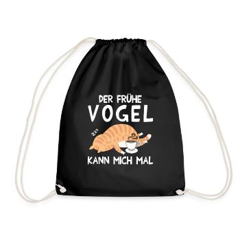 Le lève-tôt Can Me Cat - Sac de sport léger - noir - Devant