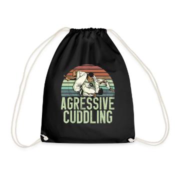 Jiu Jitsu Martial Arts Kung Fu & Karate Jiu Jitsu - Drawstring Bag - black - Front