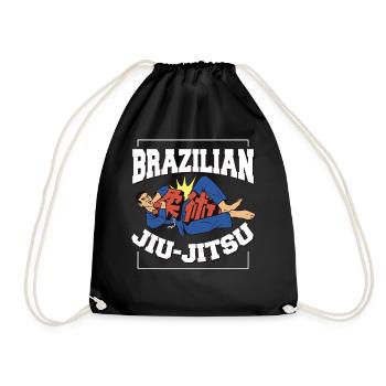 Jiu Jitsu Martial Arts Kung Fu & Karate Jiu Jitsu - Drawstring Bag - black - Front