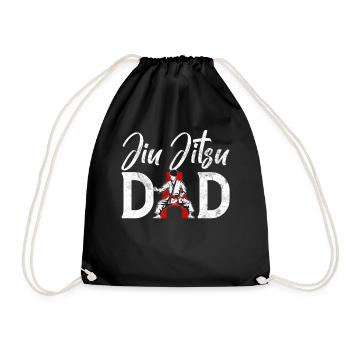 Jiu Jitsu Martial Arts Kung Fu & Karate Jiu Jitsu - Drawstring Bag - black - Front