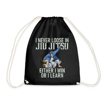Jiu Jitsu Martial Arts Kung Fu & Karate Jiu Jitsu - Drawstring Bag - black - Front