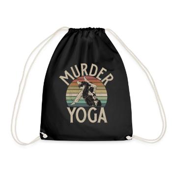 Jiu Jitsu Martial Arts Kung Fu & Karate Jiu Jitsu - Drawstring Bag - black - Front