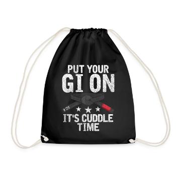 Jiu Jitsu Martial Arts Kung Fu & Karate Jiu Jitsu - Drawstring Bag - black - Front