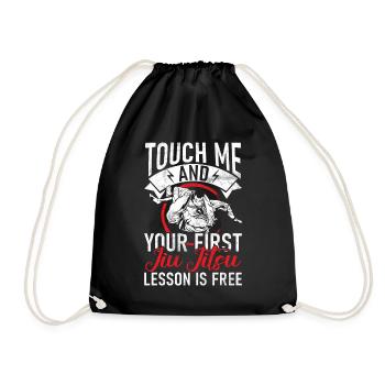 Jiu Jitsu Martial Arts Kung Fu & Karate Jiu Jitsu - Drawstring Bag - black - Front