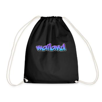 Milan - Drawstring Bag - black - Front