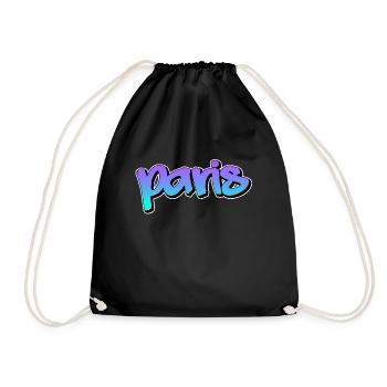 Paris - Sac de sport léger - noir - Devant