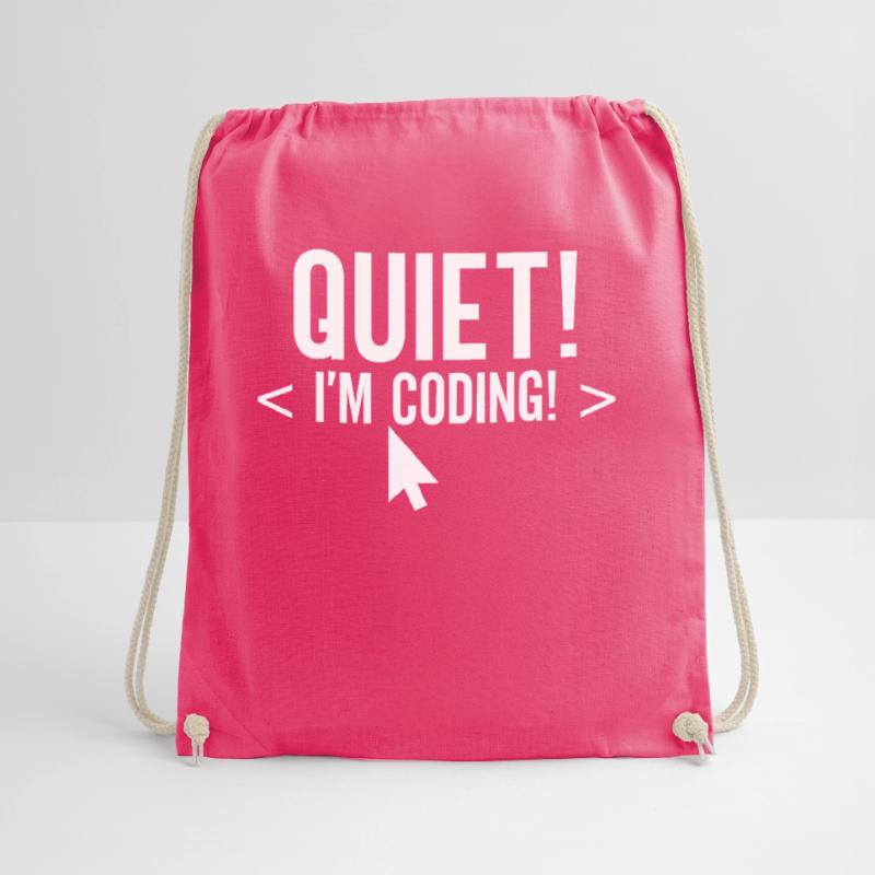 Leise Ich Programmiere Coding Programmieren Coder Turnbeutel